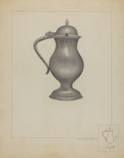 Pewter Pitcher, c. 1936.