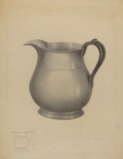 Pewter Pitcher, c. 1936.
