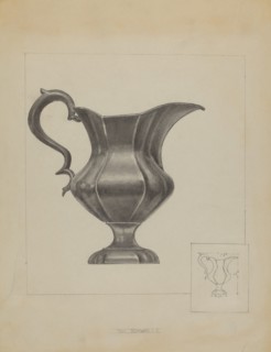 Pewter Pitcher, c. 1936.