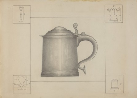 Pewter Tankard, c. 1936.