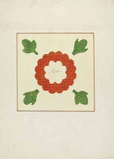Pieced Quilt, 1935/1942.