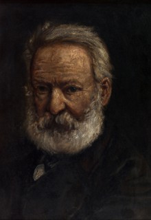 Portrait of Victor Hugo.