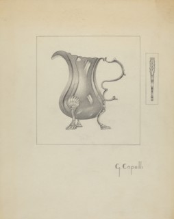 Silver Creamer, c. 1936.