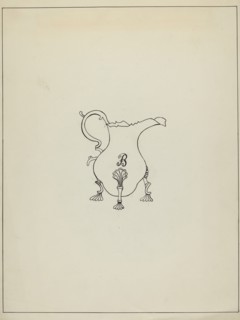 Silver Creamer, c. 1936.