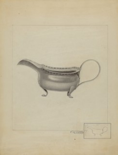Silver Sauce Boat, 1936.