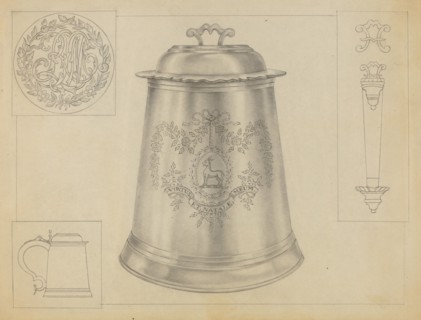 Silver Tankard, c. 1936.