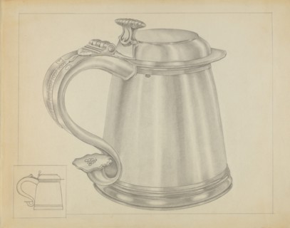 Silver Tankard, c. 1936.