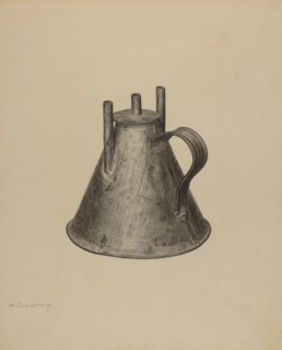 Whale Oil Lamp, c. 1940.