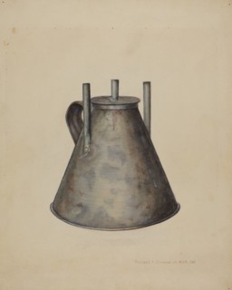 Whale Oil Lamp, c. 1942.