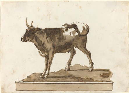 A Bull on a Ledge, 1770s.