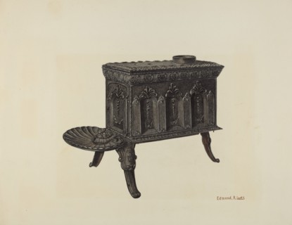 Cast Iron Stove, c. 1940.