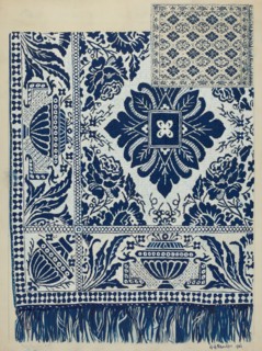 Handwoven Coverlet, 1936.