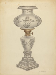 Lamp with Shade, c. 1938.