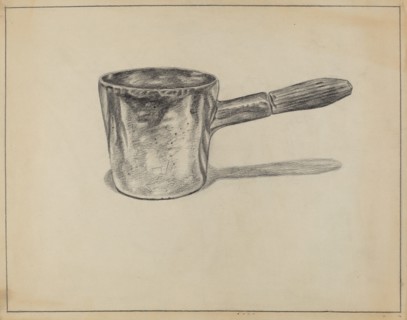 Pewter Dipper, 1935/1942.