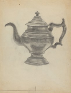 Pewter Teapot, 1935/1942.
