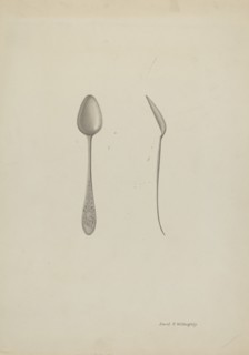 Silver Teaspoon, c. 1940.