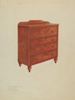 Chest of Drawers, c. 1939.