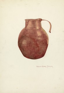 Copper Pitcher, 1935/1942.