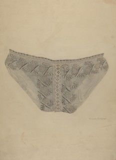 Cutwork Lace Bib, c. 1938.