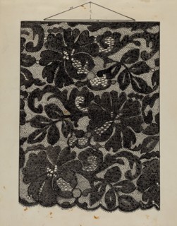 Embroidered Lace, c. 1936.