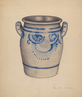 Gray Pottery Jar, c. 1940.