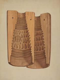 Maple Sugar Mold, c. 1938.