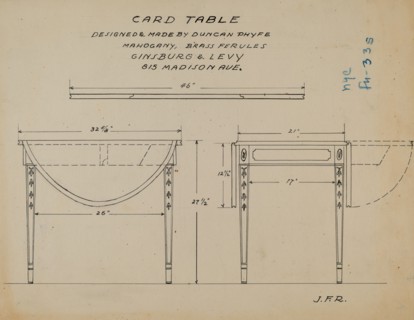 Pembroke Table, 1935/1942.
