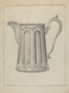 Pewter Creamer, 1935/1942.