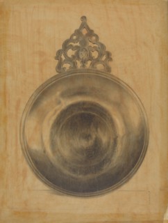 Pewter Porringer, c. 1937.