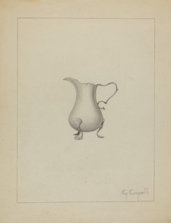 Silver Creamer, 1935/1942.