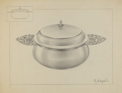 Silver Porringer, c. 1936.