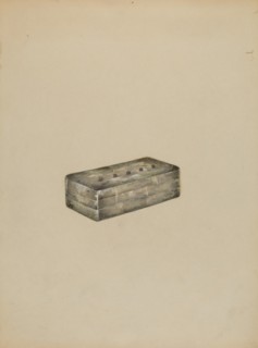 Silver Snuff Box, c. 1936.