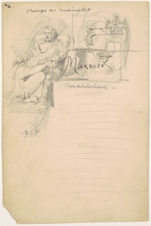 Study for "Marbles", 1890.