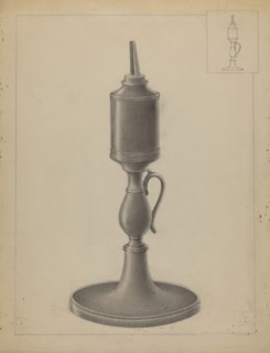 Whale Oil Lamp, 1935/1942.