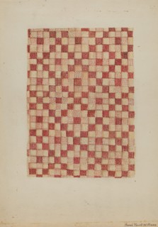 Woven Coverlet, 1935/1942.