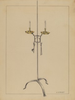 Candlestick Stand, c. 1936.