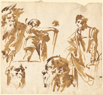 Figures and Faces, c. 1750.