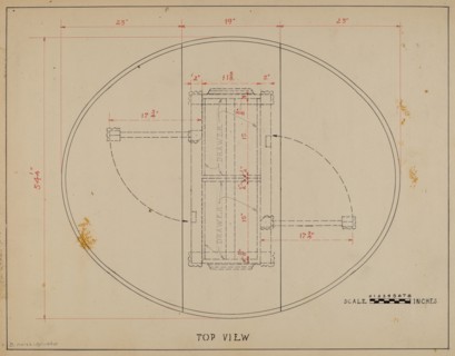 Gate-legged Table, c. 1937.