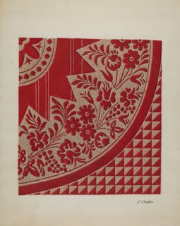 Homespun Coverlet, c. 1937.