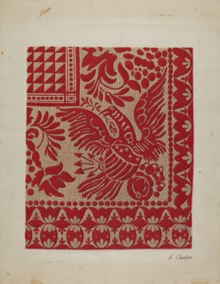 Homespun Coverlet, c. 1937.