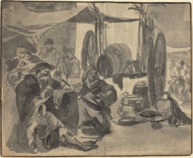 Market Scene, 17th century.
