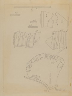 Pattern for Dress, c. 1936.