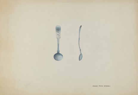 Silver Salt Spoon, c. 1937.