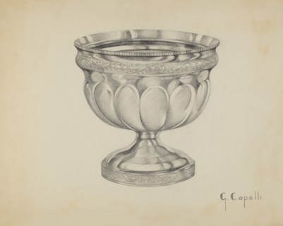 Silver Waste Bowl, c. 1936.