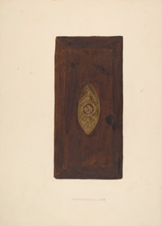 Tobacco Box Cover, c. 1937.