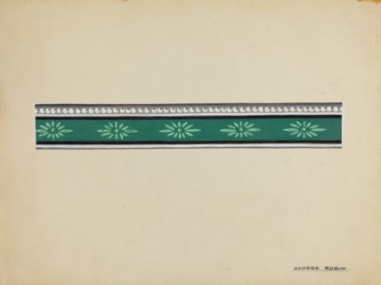 Wall Paper Border, c. 1936.