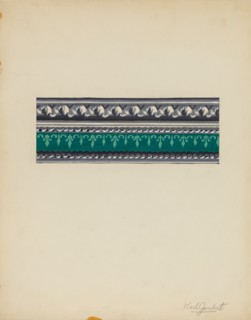 Wall Paper Border, c. 1937.