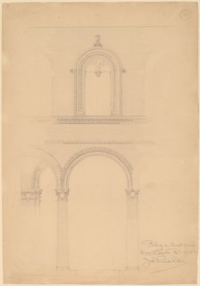 Bologna Brick Wall, c. 1896.