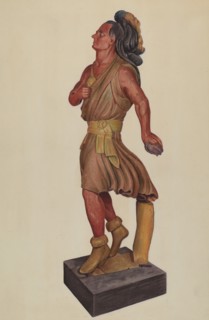 Cigar Store Indian, c. 1937.