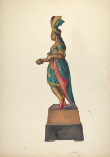 Cigar Store Indian, c. 1937.